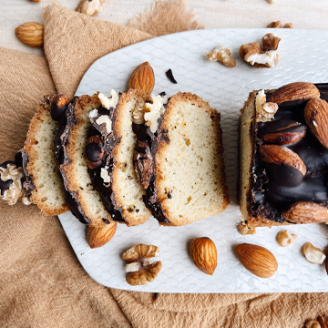 Budín de Almendras y Chocolate